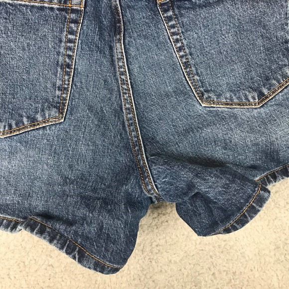 Isabel Maternity Shorts Women 12 Denim Midi Crossover Panel Comfort Support‎ - Picture 9 of 9